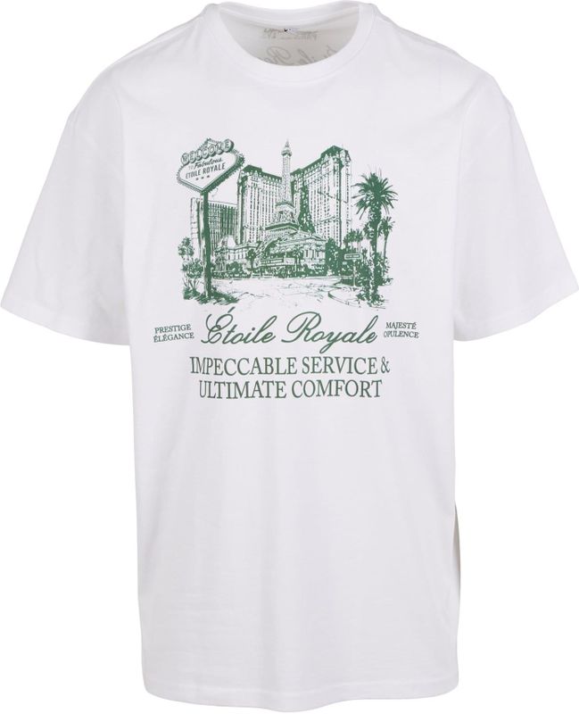 Mister Tee Upscale - Etoile Royale Oversize Heren T-shirt - Wit