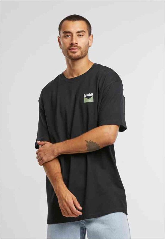 Mister Tee Upscale - Live Bold Oversize Heren T-shirt - Zwart