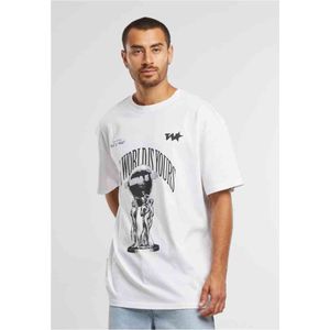 Mister Tee Upscale - Your World Oversize Heren T-shirt Wit