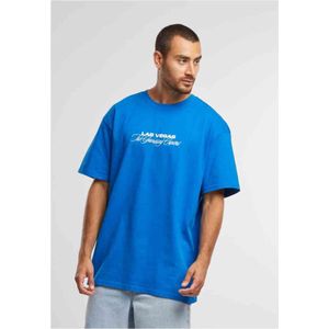 Mister Tee Upscale - Gambling Capital Oversize Heren T-shirt - Blauw