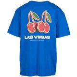 Mister Tee Upscale - Gambling Capital Oversize Heren T-shirt - Blauw