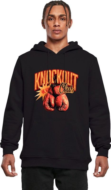 Mister Tee - Knockout Club - Hoodie - Zwart - 65% Katoen, 35% Polyester