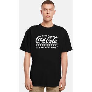 Merchcode Coca Cola - Coca Cola Enjoy Coke Oversize Heren T-shirt - Zwart