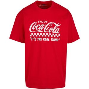 Merchcode Coca Cola - Coca Cola Enjoy Coke Oversize Heren T-shirt - Rood