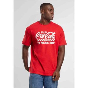 Merchcode Coca Cola - Coca Cola Enjoy Coke Oversize Heren T-shirt Rood
