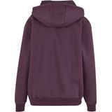 Miss Tee Sweatshirt 'New York'  aubergine / wit