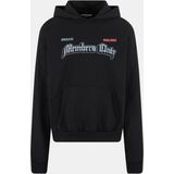 Mister Tee Only Members Oversize Hoody, zwart, XS Grote maten
