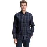 TOM TAILOR - Overhemd - Navy - Geruit - Lange Mouw