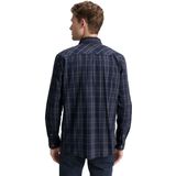 TOM TAILOR - Overhemd - Navy - Geruit - Lange Mouw