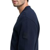 TOM TAILOR - Sweatvest - Navy - Lange Mouw - Ritssluiting
