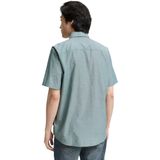 TOM TAILOR - Overhemd - Riet - Regular Fit - Katoen - Kwartmouw