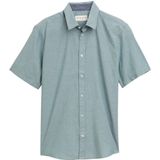 TOM TAILOR - Overhemd - Riet - Regular Fit - Katoen - Kwartmouw