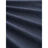 TOM TAILOR - Shirt - Donkerblauw - Kwartmouw - Normale Pasvorm
