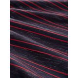 TOM TAILOR - Shirt - Navy/Rood - Recht Model - Kwartmouw