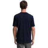 TOM TAILOR - Shirt - Navy - Bordeaux - Wit