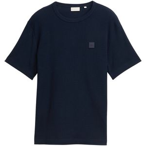 Tom Tailor - Structured T-shirt - Off-White - Korte Mouwen