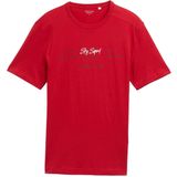 TOM TAILOR - Shirt - Nachtblauw - Kwartmouw - Ronde Hals