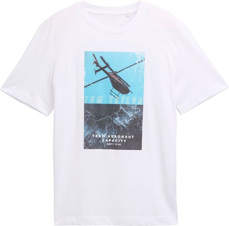 TOM TAILOR - Shirt - Gemengde Kleuren/Wit