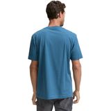 TOM TAILOR - Shirt - Blauw - Jersey - Ronde Hals - Kwartmouw