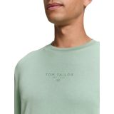 TOM TAILOR Sweatshirt voor heren, 22577 - stofgroen, L