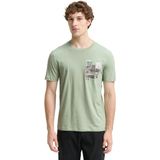 TOM TAILOR DENIM - Shirt - Navy - Lichtgrijs - Donkergrijs - Mintgroen