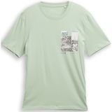 TOM TAILOR DENIM - Shirt - Navy - Lichtgrijs - Donkergrijs - Mintgroen