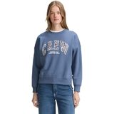 TOM TAILOR - Loose Fit Sweatshirt - Dusty Denim Blue