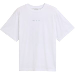 TOM TAILOR DENIM - Shirt - Lichtbeige - Motiefprint - Halve Mouw