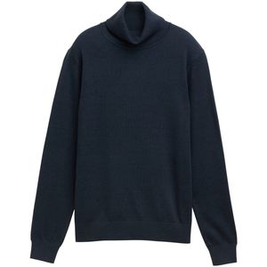 Tom Tailor - Coltrui - Effen - Regular Fit - Katoen- en Viscosemix