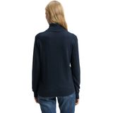 Tom Tailor - Coltrui - Effen - Regular Fit - Katoen- en Viscosemix