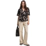 TOM TAILOR - Blouse - Beige Gemêleerd - Blouseshirt