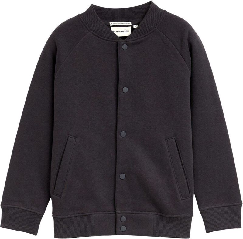 TOM TAILOR - Sweatvest - Donkergrijs