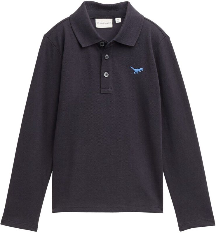 TOM TAILOR - Shirt - Antraciet - Lange Mouwen