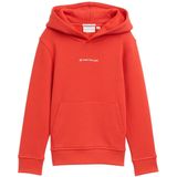 Tom Tailor - Hoodie - Soft Red - Met Capuchon en Kangoeroezak