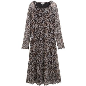 Tom Tailor - Midi-jurk - Luipaardprint - Met Print All-over