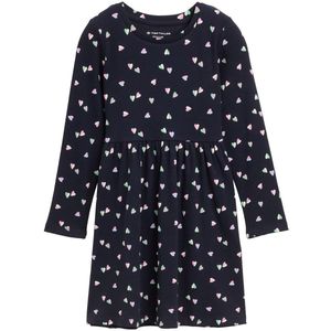 Tom Tailor - Jurk - Mini Heart Design - A-lijn - Lange Mouwen
