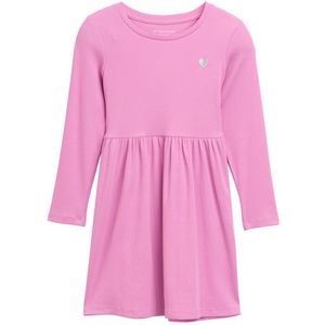 TOM TAILOR - Jurk - Pink - Jersey - Korte Lengte - Normale Pasvorm
