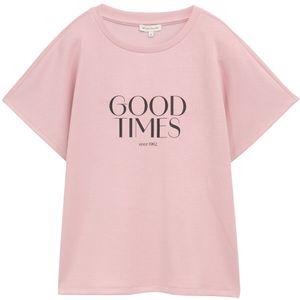 TOM TAILOR - Shirt - Oudroze - Raglanmouwen - Kwartmouw