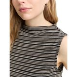 TOM TAILOR - Top - Lichtbeige - Lichtlila - Zwart - Mouwloos