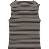 TOM TAILOR - Top - Lichtbeige - Lichtlila - Zwart - Mouwloos