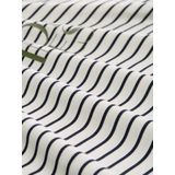 TOM TAILOR - Shirt - Navy - Gestreept - Kwartmouw