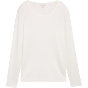 Tom Tailor - Shirt - Whisper White - Lange Mouwen