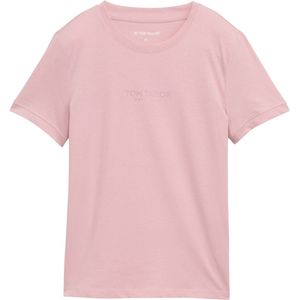 TOM TAILOR 1047736 T-shirt, 11055-Morning Pink, XL, dames, 11055 - Morning Pink, XL