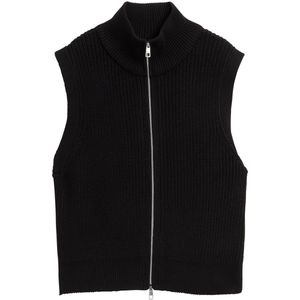 TOM TAILOR DENIM - Gebreide Bodywarmer - Zwart