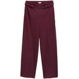 Tom Tailor - Straight Leg Broek - Viscosemix - Damesbroek - Effen - Enkellang