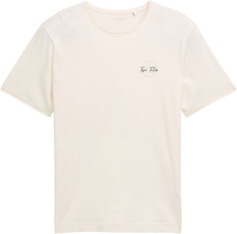 TOM TAILOR DENIM - Sweatshirt - Wolwit - Capuchon met Trekkoord