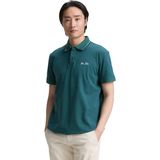 TOM TAILOR - Poloshirt - Marine - Katoen - Kwartmouw