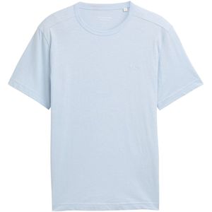 TOM TAILOR - Basic T-shirt - Light Metal Blue - Katoen