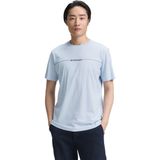 TOM TAILOR - Sweatshirt - Lichtblauw - Capuchon met Trekkoord - Lange Mouw