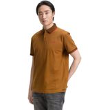 TOM TAILOR - Piqué Poloshirt - Deep Cognac - Korte Mouwen